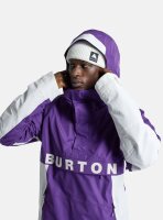 Burton Snowboard Jacke Frostner Anorak für Herren in Imperial Purple / Stout White