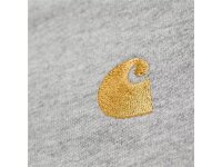 Carhartt WIP L/S Chase T-Shirt in Dark Grey Heather / Gold für Herren