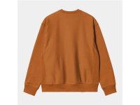 Carhartt WIP  American Script Sweat Herren in Sienna