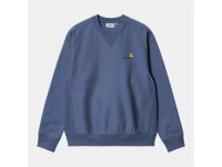 Carhartt WIP  American Script Sweat Herren in Blue Iris