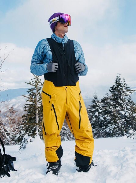 Burton [ak] Kalausi GORE-TEX C-KNIT 3L Latzhose für Herren in Goldenrod