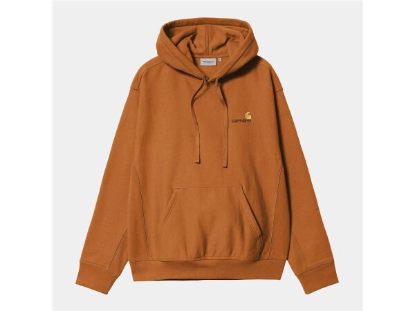 Carhartt WIP Hooded American Script Sweat für Herren in Sienna