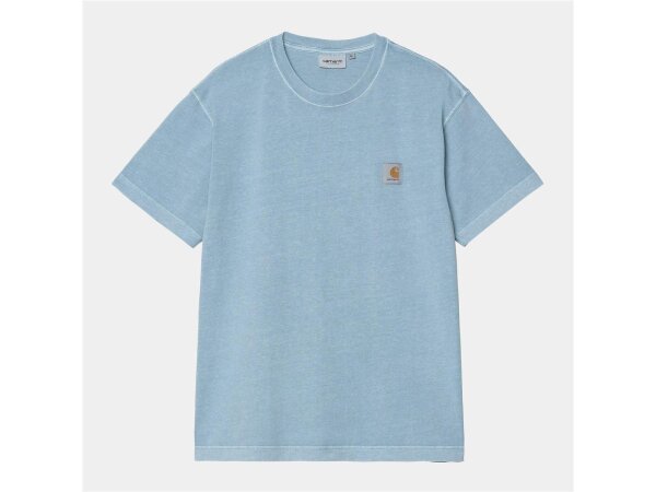 Carhartt WIP S/S Nelson T-Shirt für Herren Clay Blue garment dyed
