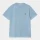Carhartt WIP S/S Nelson T-Shirt für Herren Clay Blue garment dyed