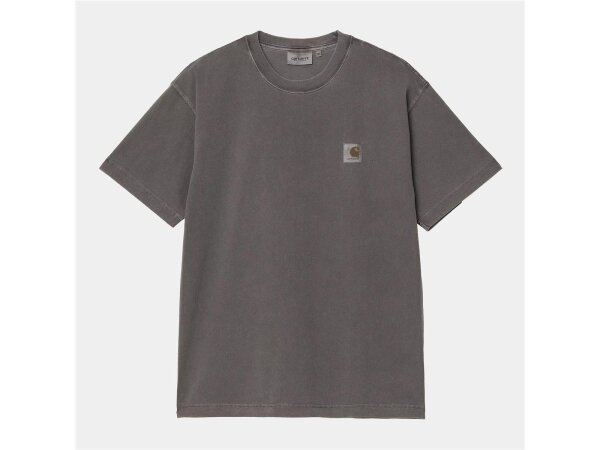 Carhartt WIP S/S Nelson T-Shirt für Herren Graphite garment dyed