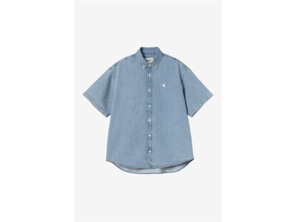 Carhartt WIP S/S Lucas Shirt Blue bleached für Herren