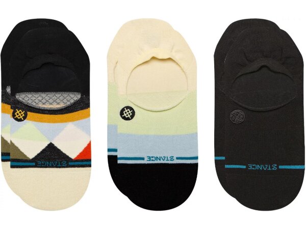 Stance Tri No Show 3-Pack Socken M (38-42) in IceBlue