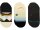 Stance Tri No Show 3-Pack Socken M (38-42) in IceBlue