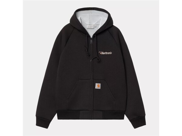 Carhartt WIP Harttronix Car-Lux Hooded Jacket für Herren in Black / Grey Heather
