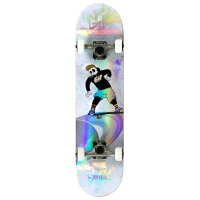 Enuff Skully Hologram Komplett-Skateboard Black Mini (7.25" x 29.5")