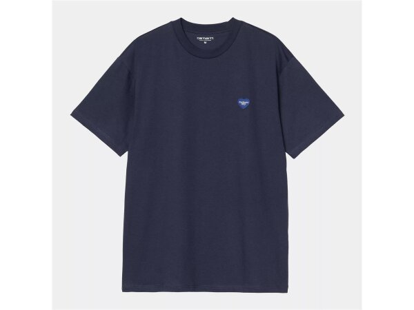 Carhartt WIP S/S Heart II Harttt T-Shirt in Blue L