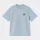 Carhartt WIP W Heart II Hartt T-Shirt für Damen in Blue Fog