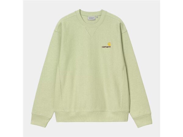 Carhartt WIP  American Script Sweat Herren in Pale Olive