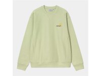 Carhartt WIP  American Script Sweat Herren in Pale Olive