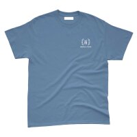 Hours Is Yours Monogram T-Shirt in Modern Blue