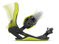 Jones Mercury Fase Snowboardbindung in White