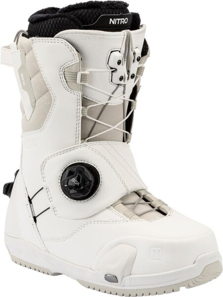 Nitro CAVE STEP ON TLS Snowboard Boot´26 WHITE