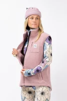 Eivy Lumberjackie Sherpa Vest Sand Faded Woodrose(26)