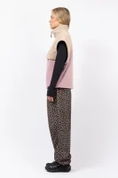 Eivy Ball Fleece Vest Sand / Faded Woodrose