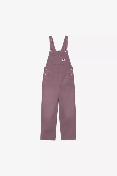 Carhartt WIP Bib Overall Straight Latzhose für Damen Phlox stone canvas