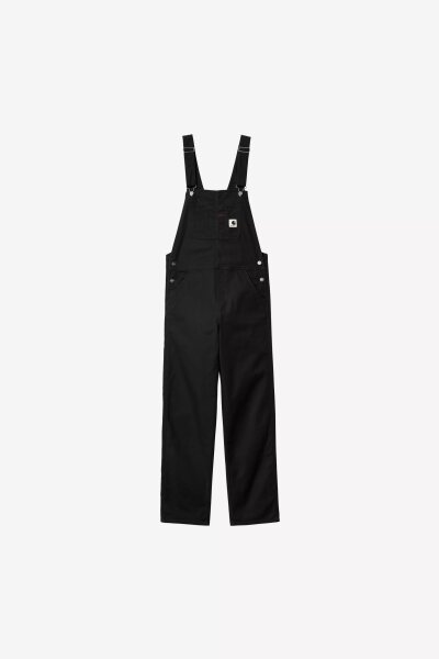 Carhartt WIP Bib Overall Straight Latzhose für Damen Black rinsed