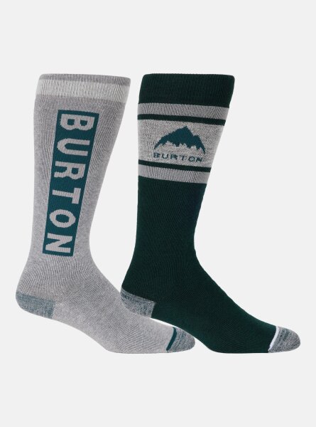 Burton Weekend Midweight 2-Pack Snowboardsocken für Damen in Deep Emerald