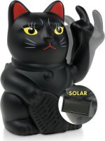 Angry Cat Mini Solar Winkekatze 10cm