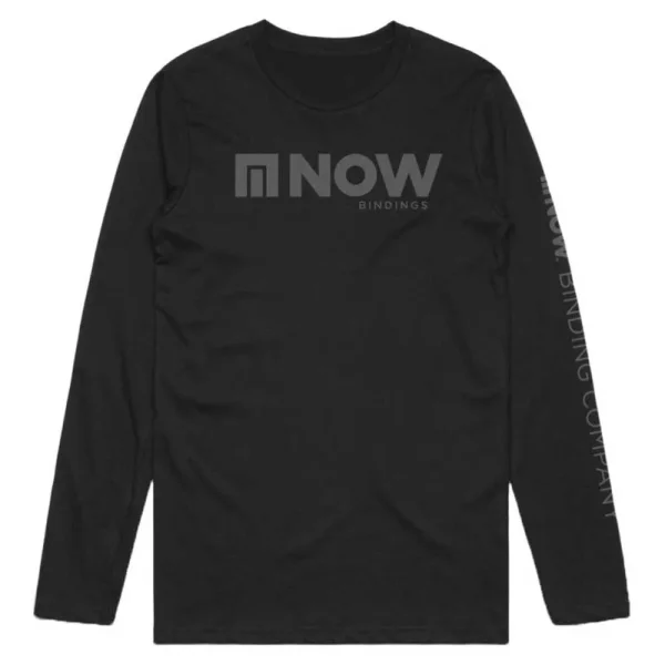 Now Bindings Corp Longsleeve T-Shirt in Black