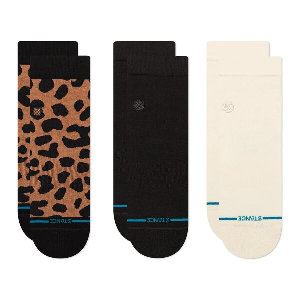 Stance Animaniac Quarter 3-Pack Socken M (38-42) in Black