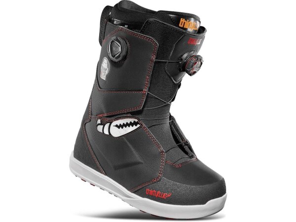 ThirtyTwo Lashed Double Boa Crab Grab Snowboard-Boot für Herren in black/white/red