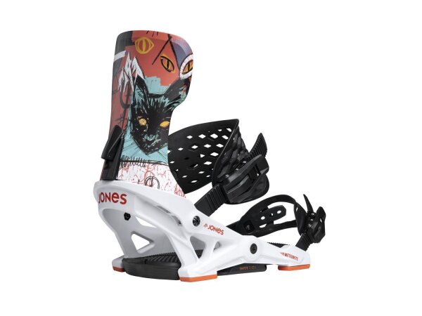 Jones Meteorite Snowboard-Bindung Standard Unisex Weiss