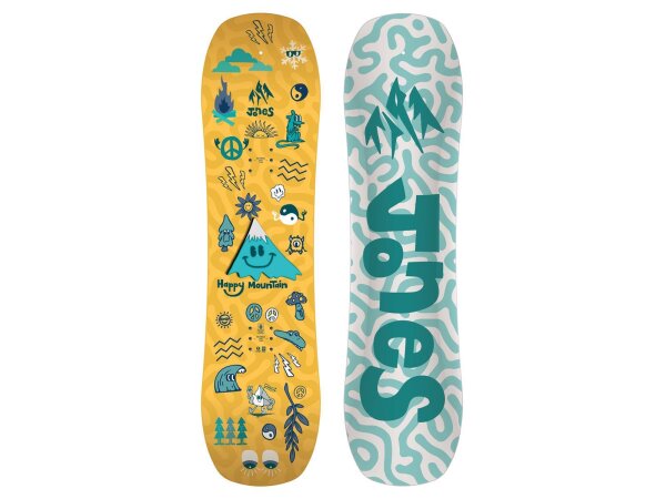 Jones Kids Happy Mountain 90 Snowboard Unisex Weiss