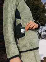 Burton [ak]® Baker High Loft™ Quarter-Zip Fleece für Damen Hedge Green