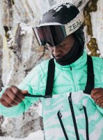 Burton [ak] Cyclic GORE-TEX 2L Latzhose für Herren in Oversized Zebra