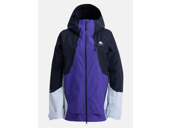 Burton Reserve 2L Snowboard-Jacke für Damen in Prism Violet / True Black / Gray Cloud