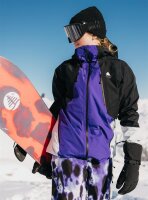 Burton Reserve 2L Snowboard-Jacke für Damen in Prism Violet / True Black / Gray Cloud