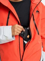 Burton Reserve GORE-TEX 2L Snowboard-Jacke für Damen in Fiesta Red / Gray Cloud