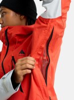 Burton Reserve GORE-TEX 2L Snowboard-Jacke für Damen in Fiesta Red / Gray Cloud