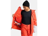 Burton Reserve GORE-TEX 2L Snowboard-Jacke für Damen in Fiesta Red / Gray Cloud