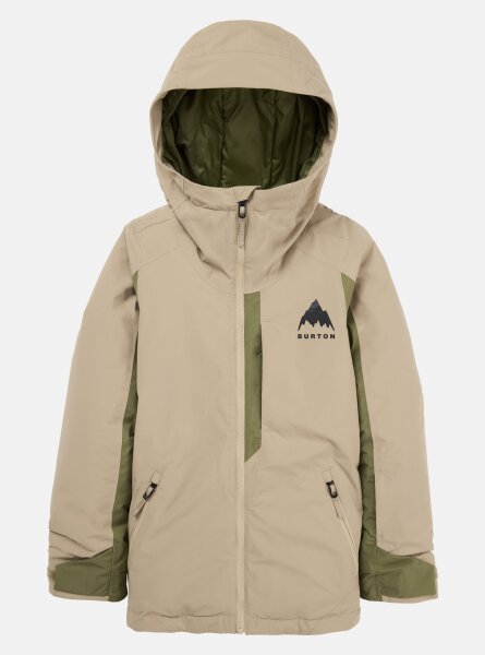 Burton Hillslope Jacke  für Kinder in Summit Taupe / Forest Moss