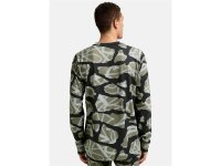 Burton Mittelschweres Funktionsoberteil mit Rundhalsausschnitt für Herren in Graffiti Camo