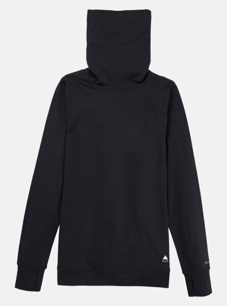 Burton Mittelschweres Funktionsshirt mit langem Kragen für Damen in True Black M
