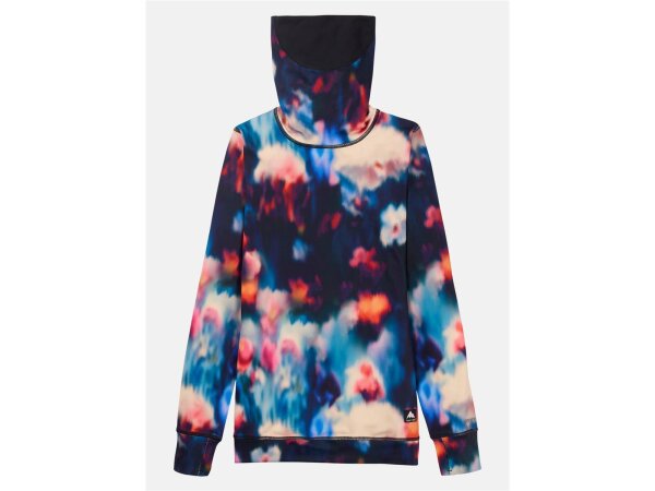 Burton Mittelschweres Funktionsshirt mit langem Kragen für Damen in Floral Blur