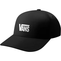 Vans Stretch Logo Snapback Cap in Black