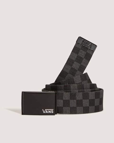 Vans Herren Deppster II Web Belt Gürtel Schwarz Black/Charcoal
