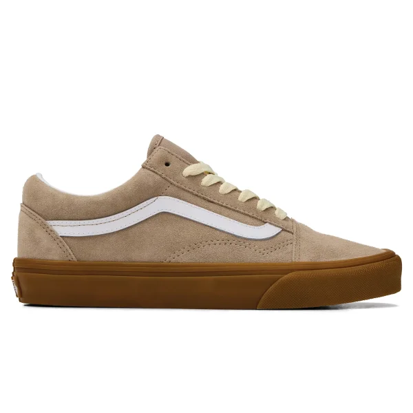 Vans Old Skool Schuhe in Gum/Silver
