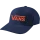 Vans Drop V Logo Snapback Cap in Deep Indigo