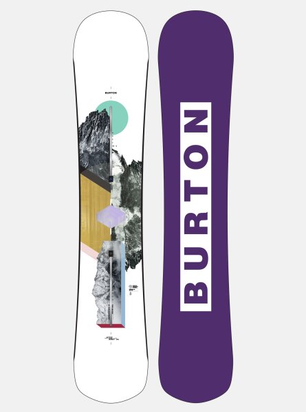 Burton Hideaway Flat Top Snowboard für Damen
