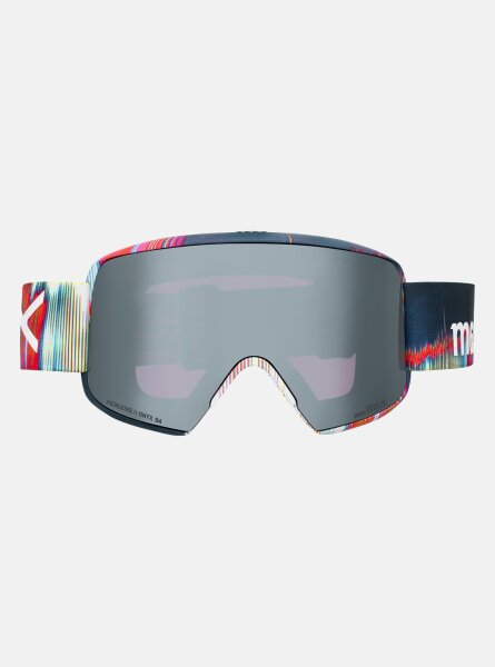 Anon Schneebrille M6S inkl. Ersatzglas und Facemask Goggles in Glitch Lines/Perceive Sunny Onyx