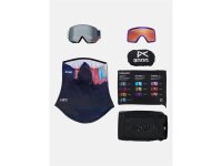 Anon Schneebrille M6S inkl. Ersatzglas und Facemask Goggles in Glitch Lines/Perceive Sunny Onyx